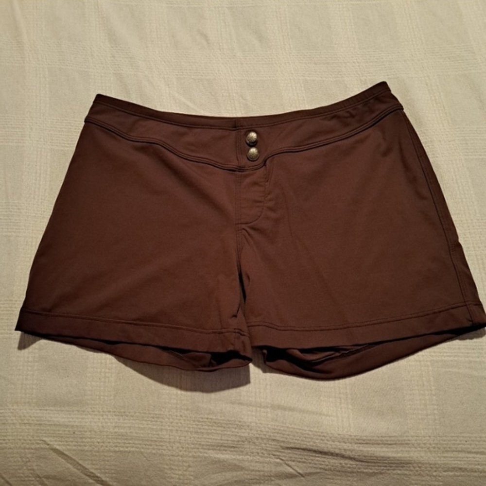Athleta women's brown shorts size Small